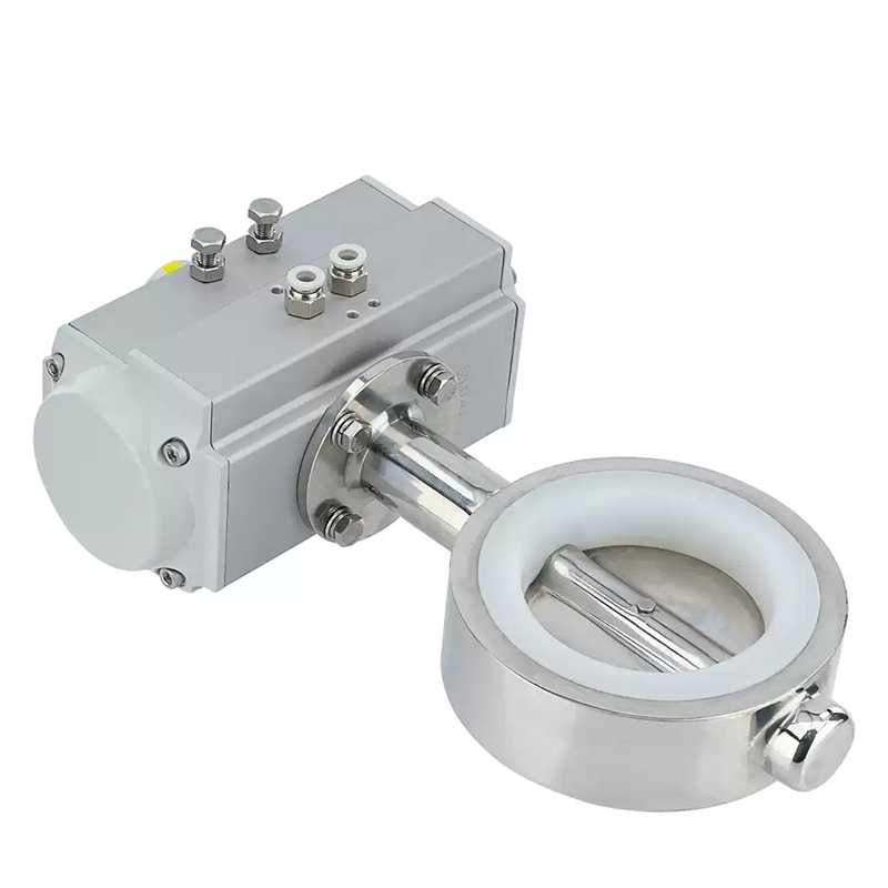 Pneumatic Sanitary Butterfly Valve